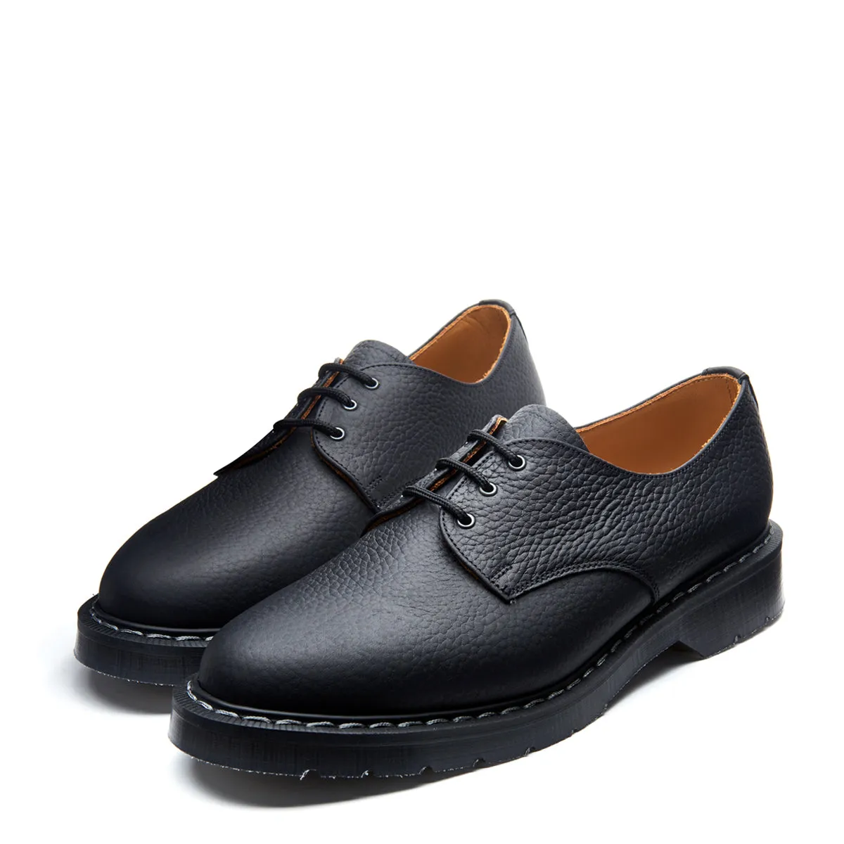 Black Greasy Grain Gibson Shoe sold by Solovair product image thumbnail 3