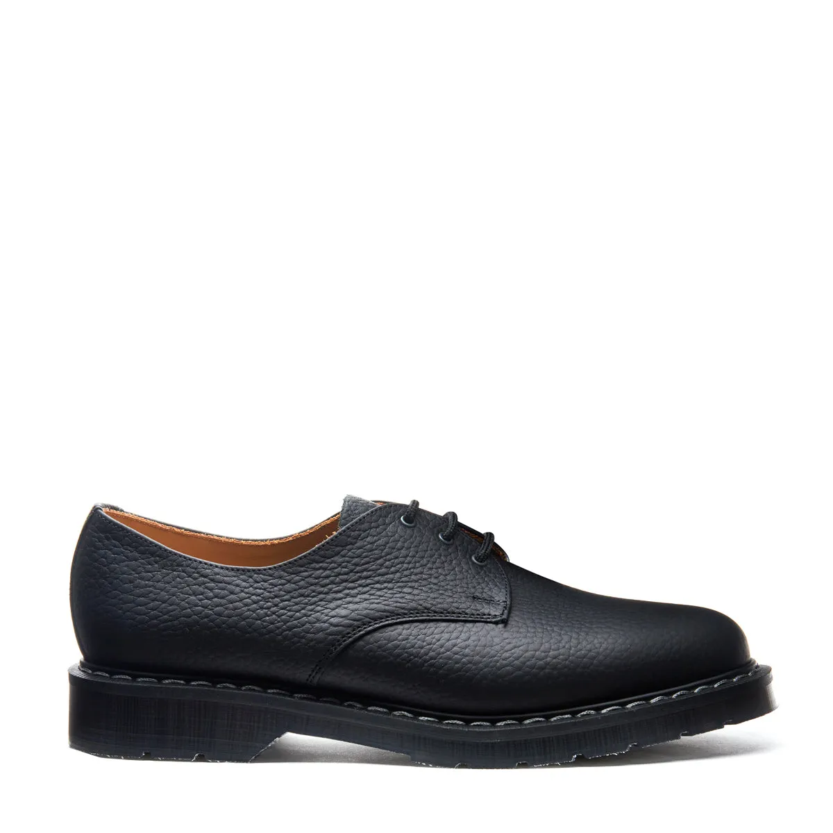 Black Greasy Grain Gibson Shoe sold by Solovair