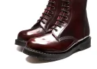 Burgundy Rub-Off 8 Eye Derby Boot sold by Solovair