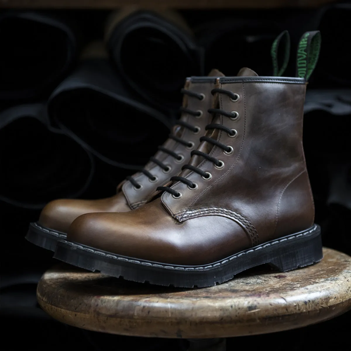 Gaucho Crazy Horse 8 Eye Derby Boot sold by Solovair product image thumbnail 2