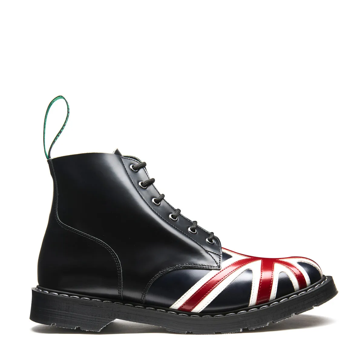 Union Jack 6 Eye Derby Boot sold by Solovair