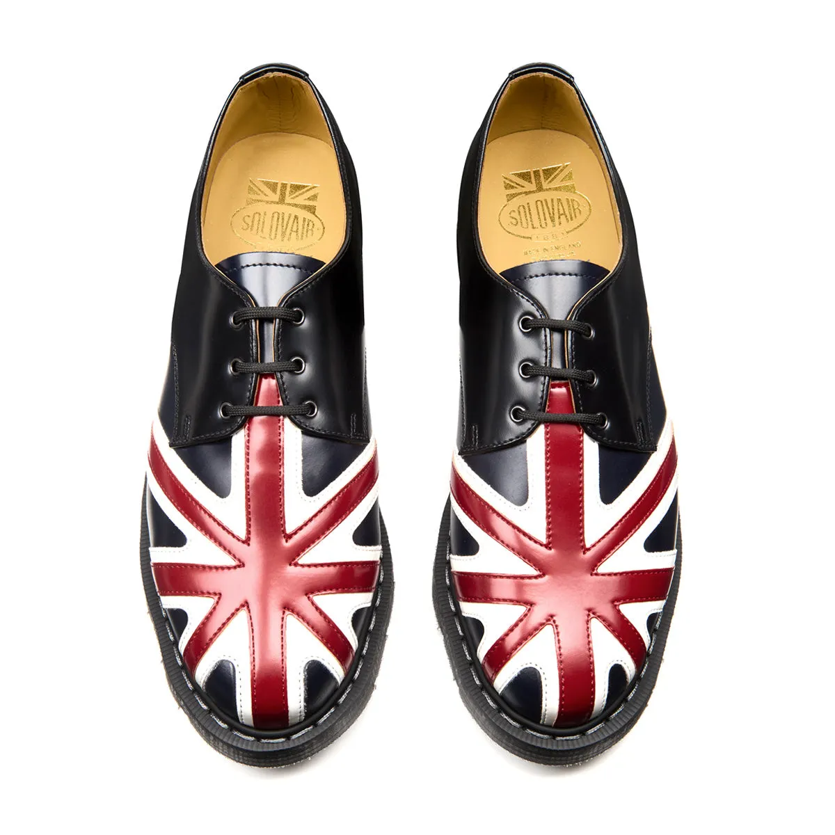 Union Jack 3 Eye Gibson Shoe sold by Solovair product image thumbnail 4