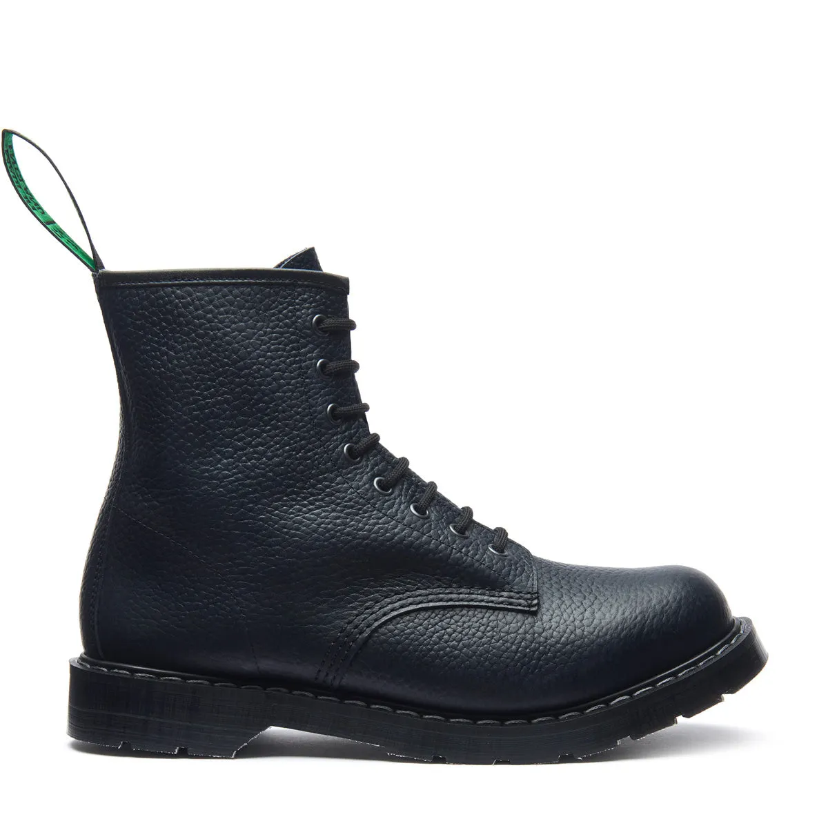 Navy Gaucho Grain 8 Eye Derby Boot sold by Solovair