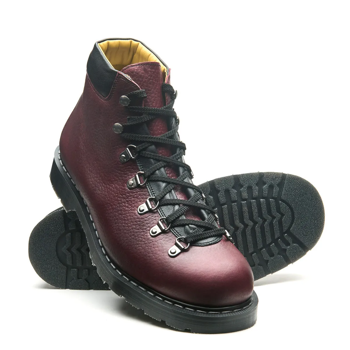 Burgundy Gaucho Grain Urban Hiker sold by Solovair product image thumbnail 2