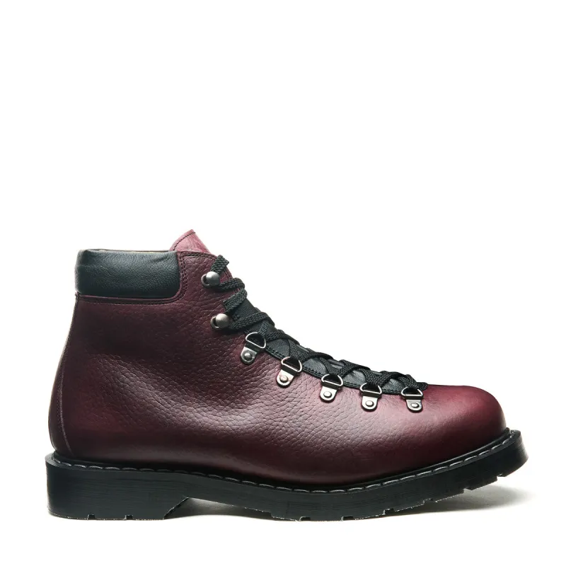 Burgundy Gaucho Grain Urban Hiker sold by Solovair