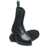 Black Greasy 11 Eye Derby Boot sold by Solovair