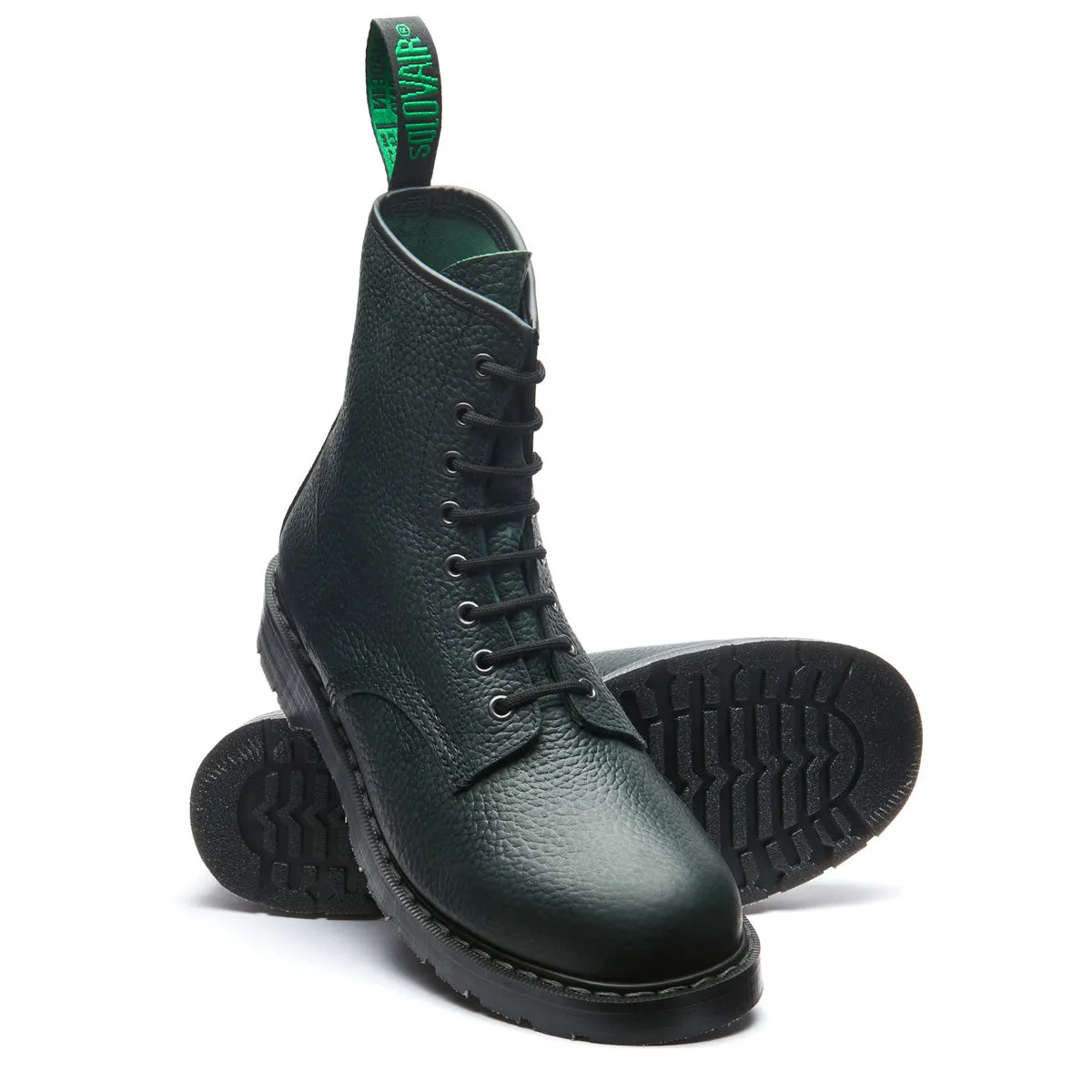 Green Gaucho Grain 8 Eye Derby Boot sold by Solovair product image thumbnail 2