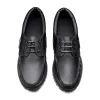 Black Greasy Boat Shoe sold by Solovair