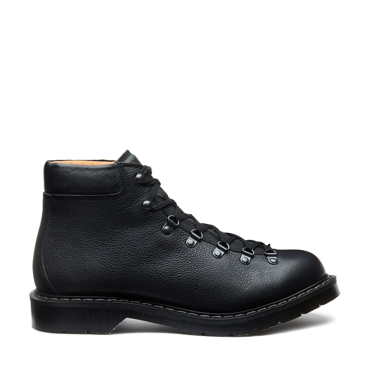 Black Greasy Grain Urban Hiker sold by Solovair