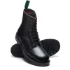 Black Fine Grain 8 Eye Derby Boot sold by Solovair