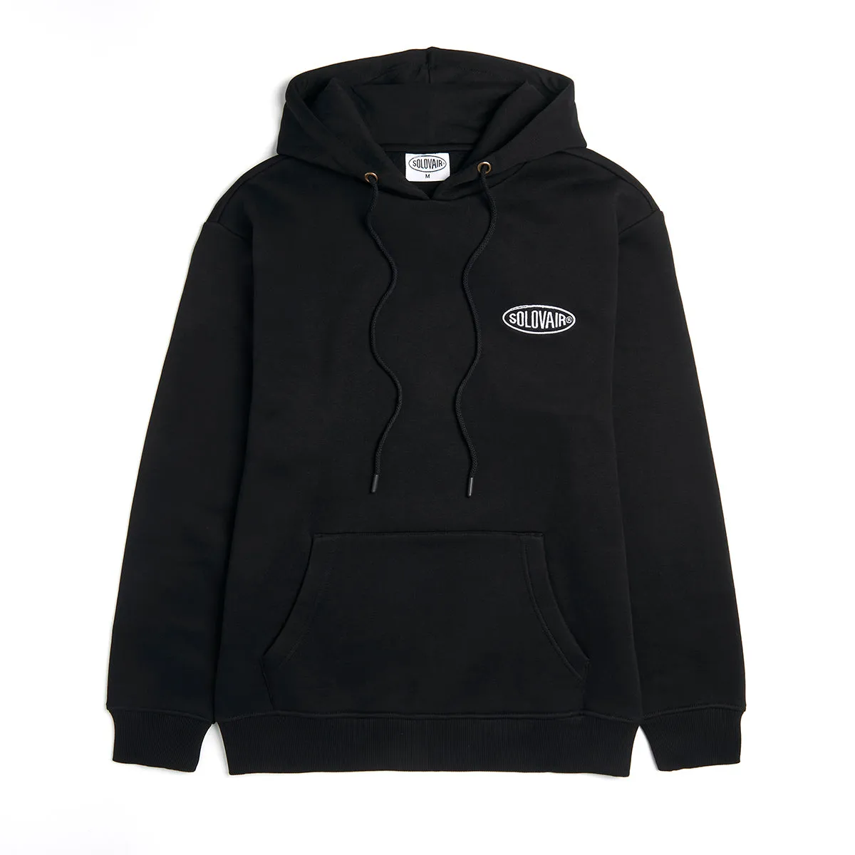 Solovair L/S Logo Pullover Hoodie - Black sold by Solovair