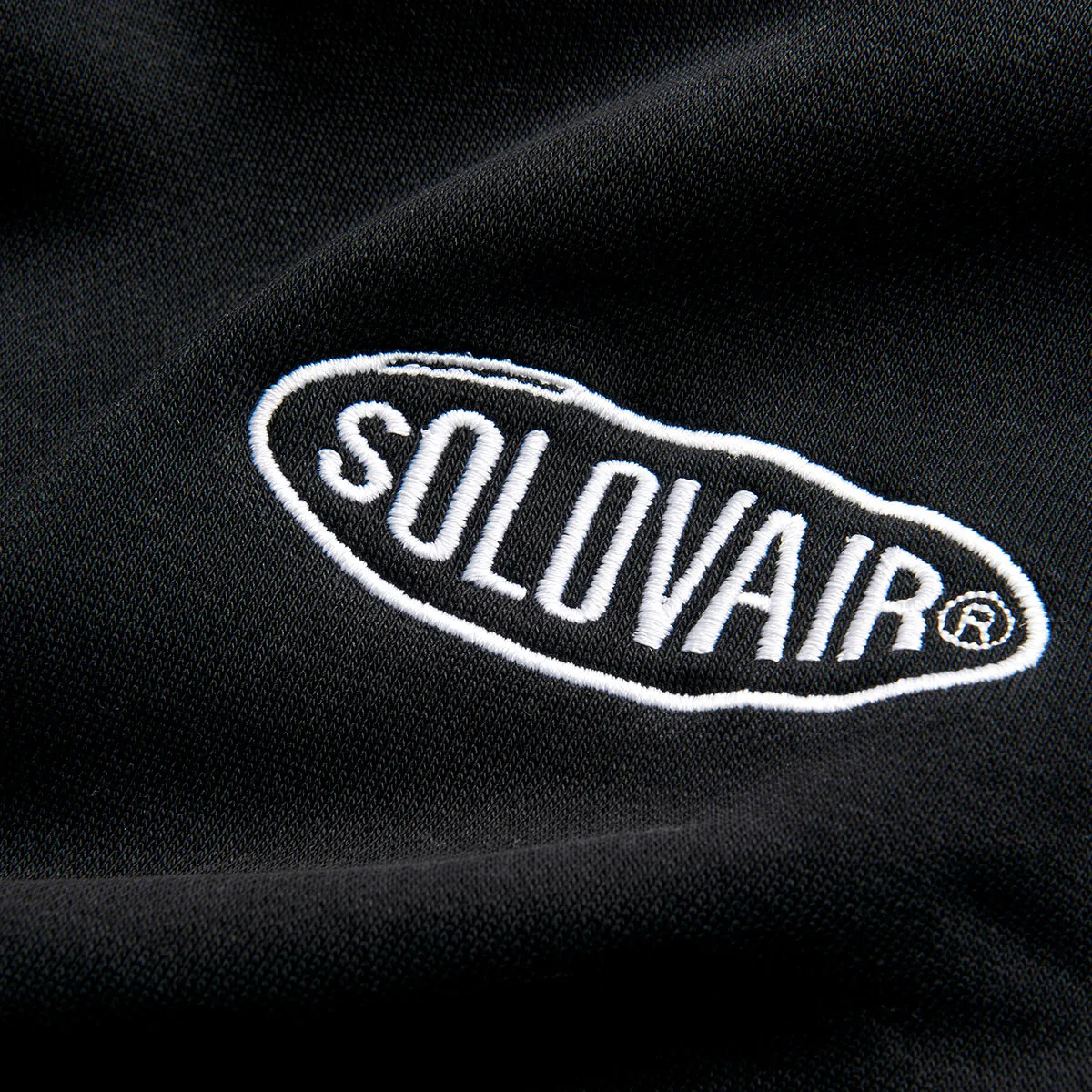 Solovair L/S Logo Pullover Hoodie - Black sold by Solovair product image thumbnail 4