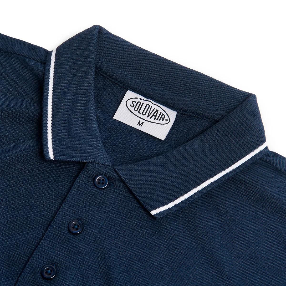 Solovair S/S Polo Shirt - Navy sold by Solovair product image thumbnail 3