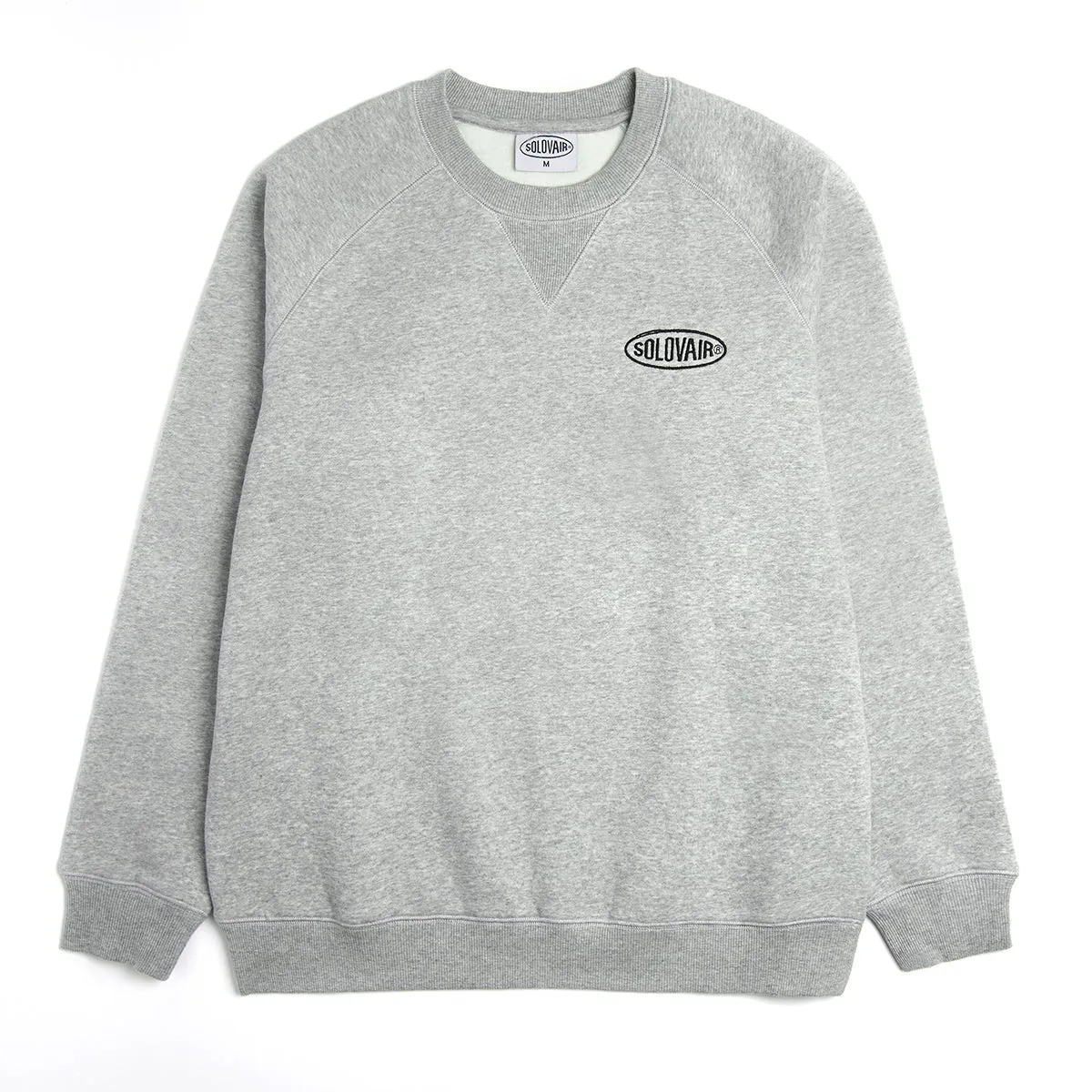 Solovair L/S Logo Sweatshirt - Grey sold by Solovair