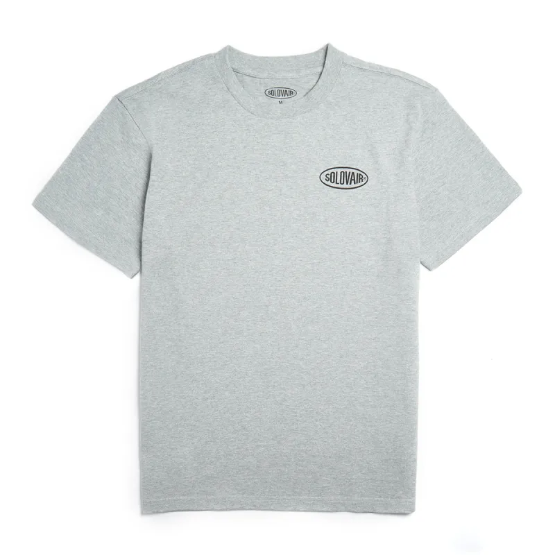 Solovair S/S Logo T-Shirt - Grey sold by Solovair