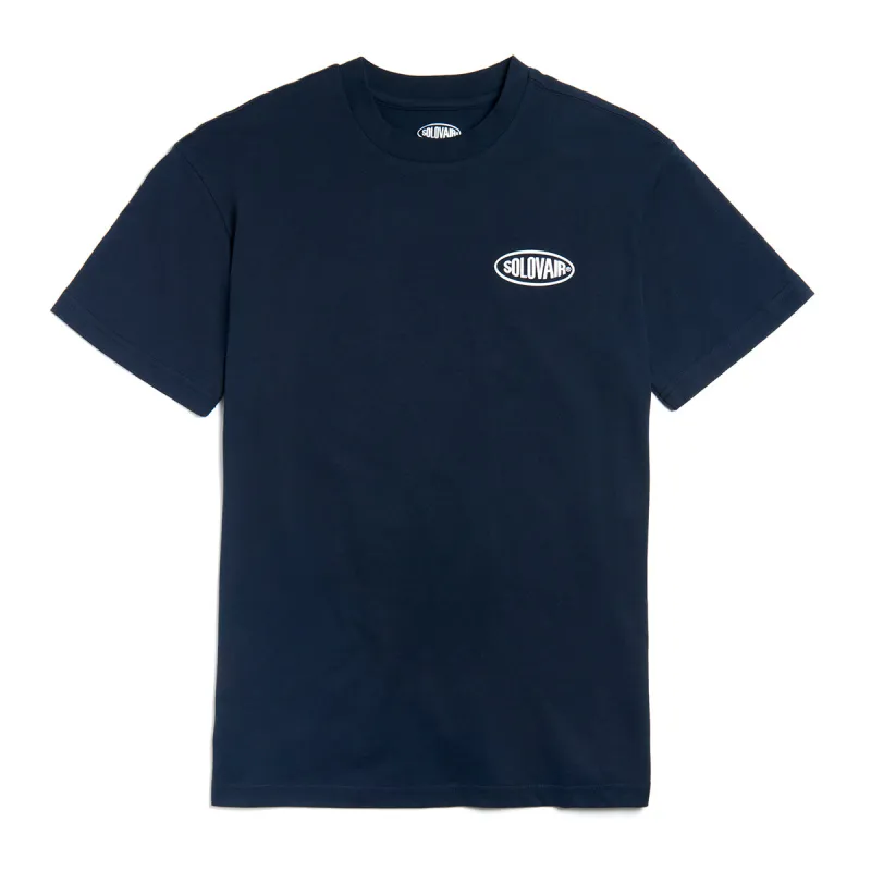 Solovair S/S Logo T-Shirt - Navy made by Solovair