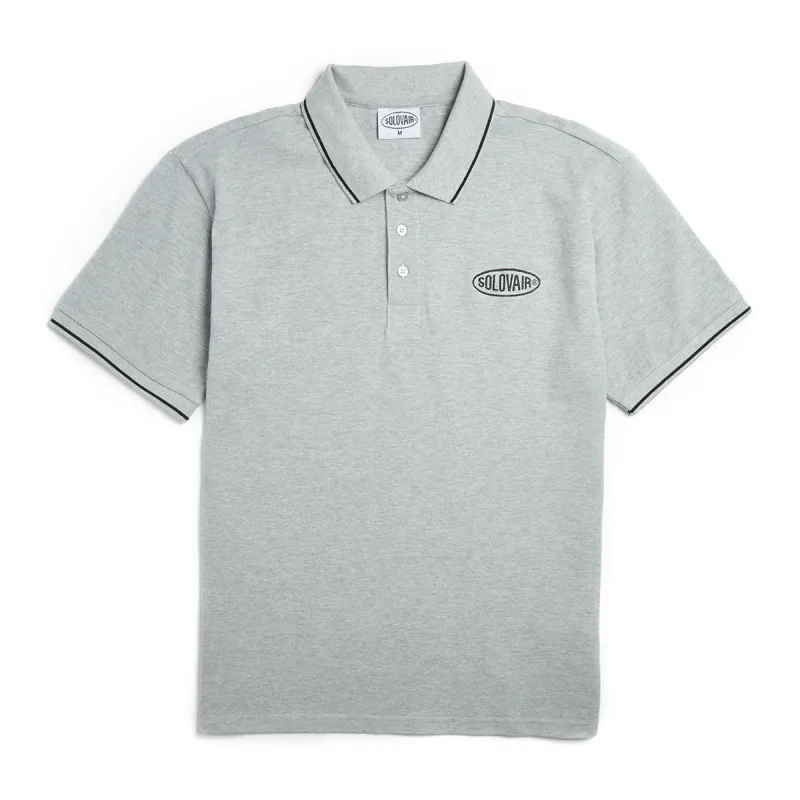 Solovair S/S Polo Shirt - Grey sold by Solovair