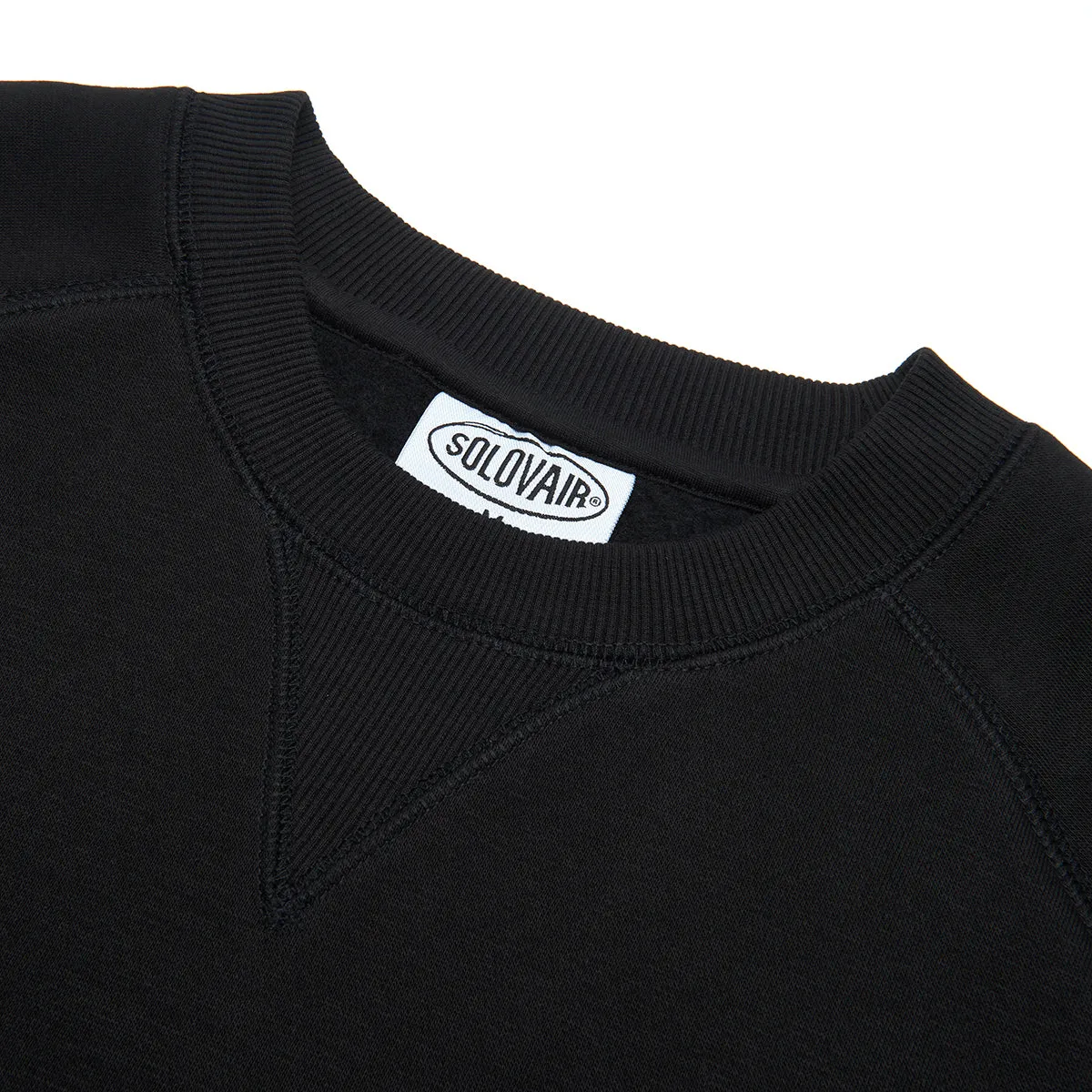 Solovair L/S Logo Sweatshirt - Black sold by Solovair product image thumbnail 3