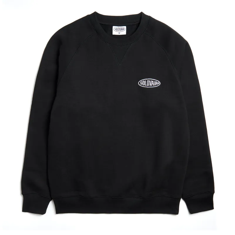Solovair L/S Logo Sweatshirt - Black sold by Solovair