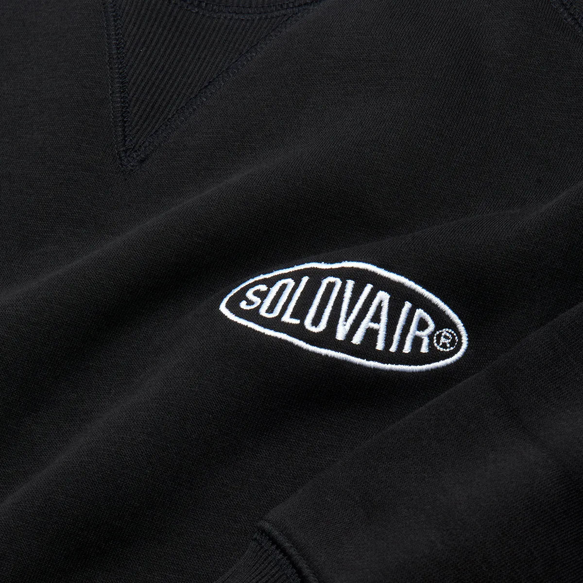 Solovair L/S Logo Sweatshirt - Black sold by Solovair product image thumbnail 4