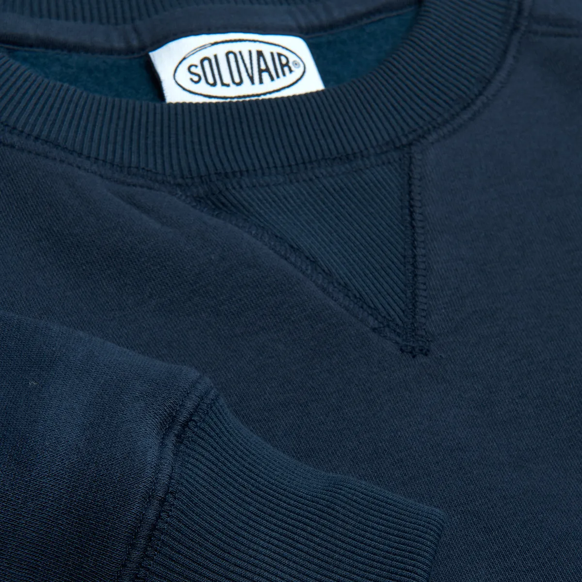 Solovair L/S Logo Sweatshirt - Navy sold by Solovair product image thumbnail 5
