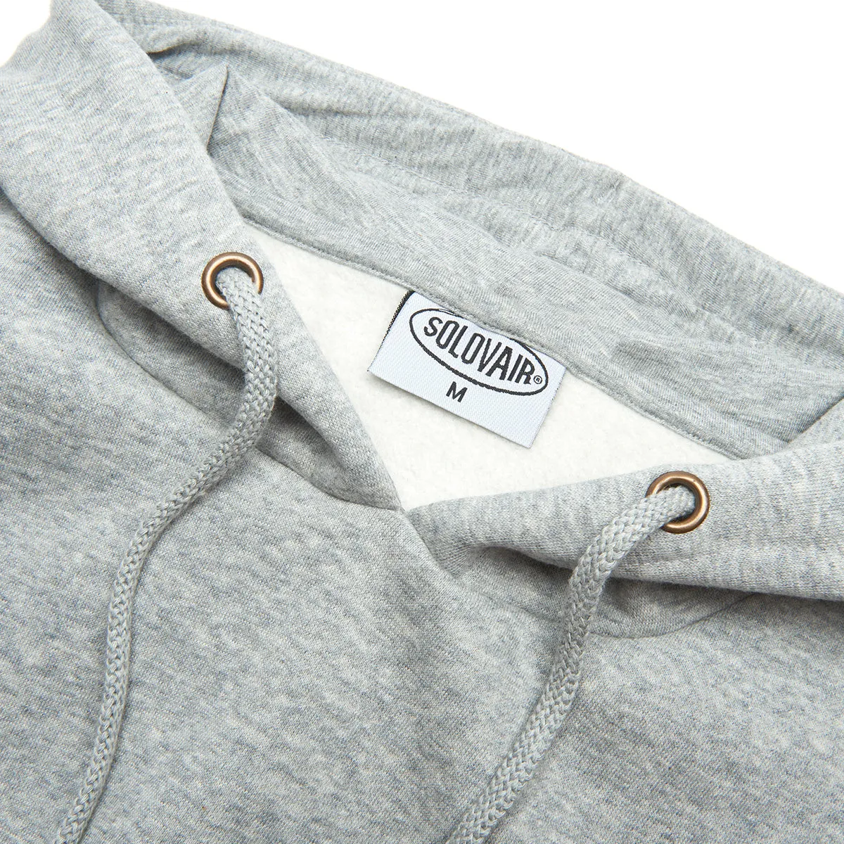 Solovair L/S Logo Pullover Hoodie - Grey sold by Solovair product image thumbnail 3