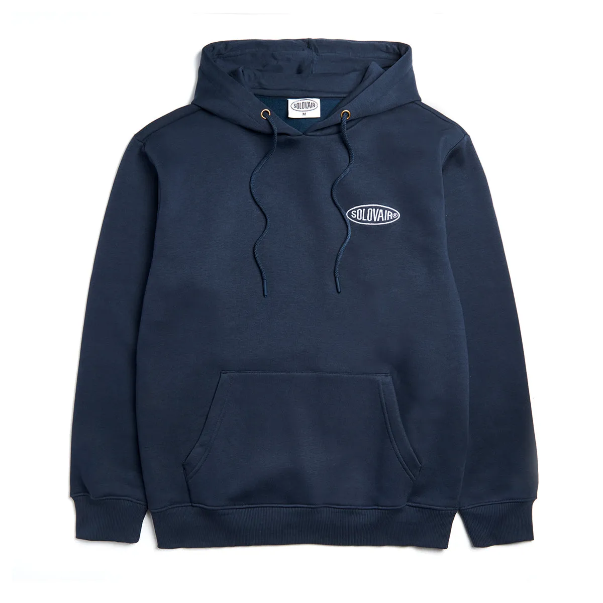 Solovair L/S Logo Pullover Hoodie - Navy sold by Solovair