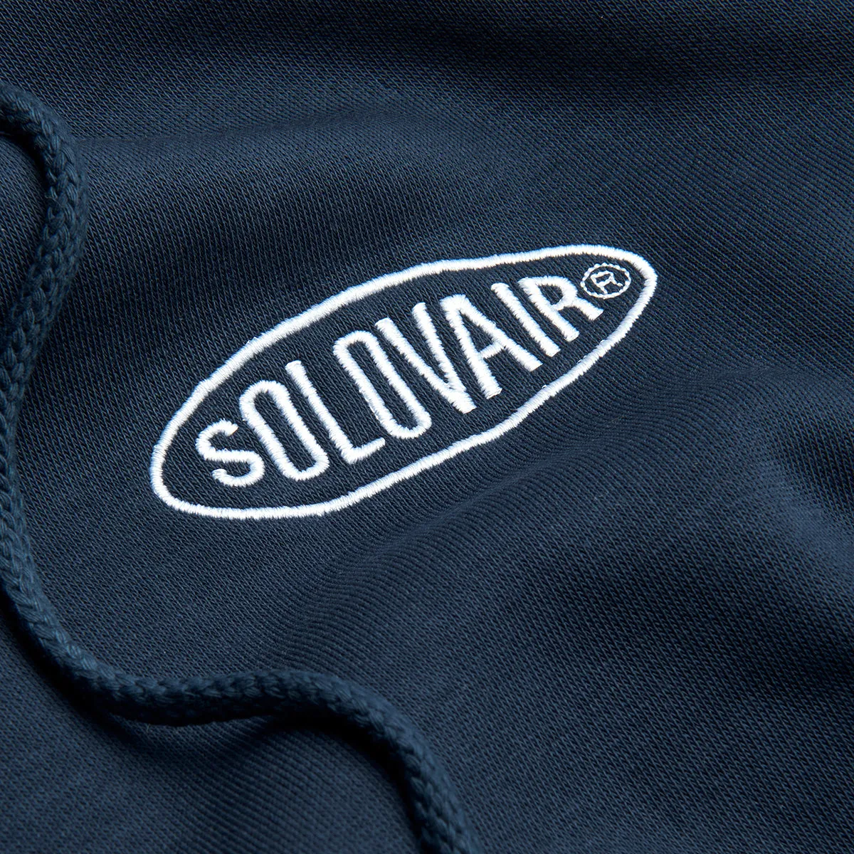 Solovair L/S Logo Pullover Hoodie - Navy sold by Solovair product image thumbnail 4