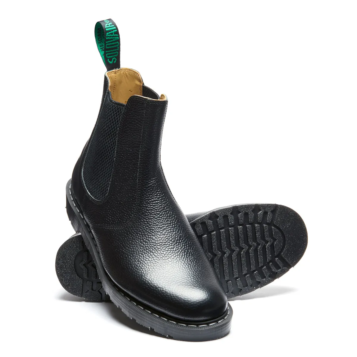 Black Hi-Shine Grain Dealer Boot sold by Solovair product image thumbnail 2