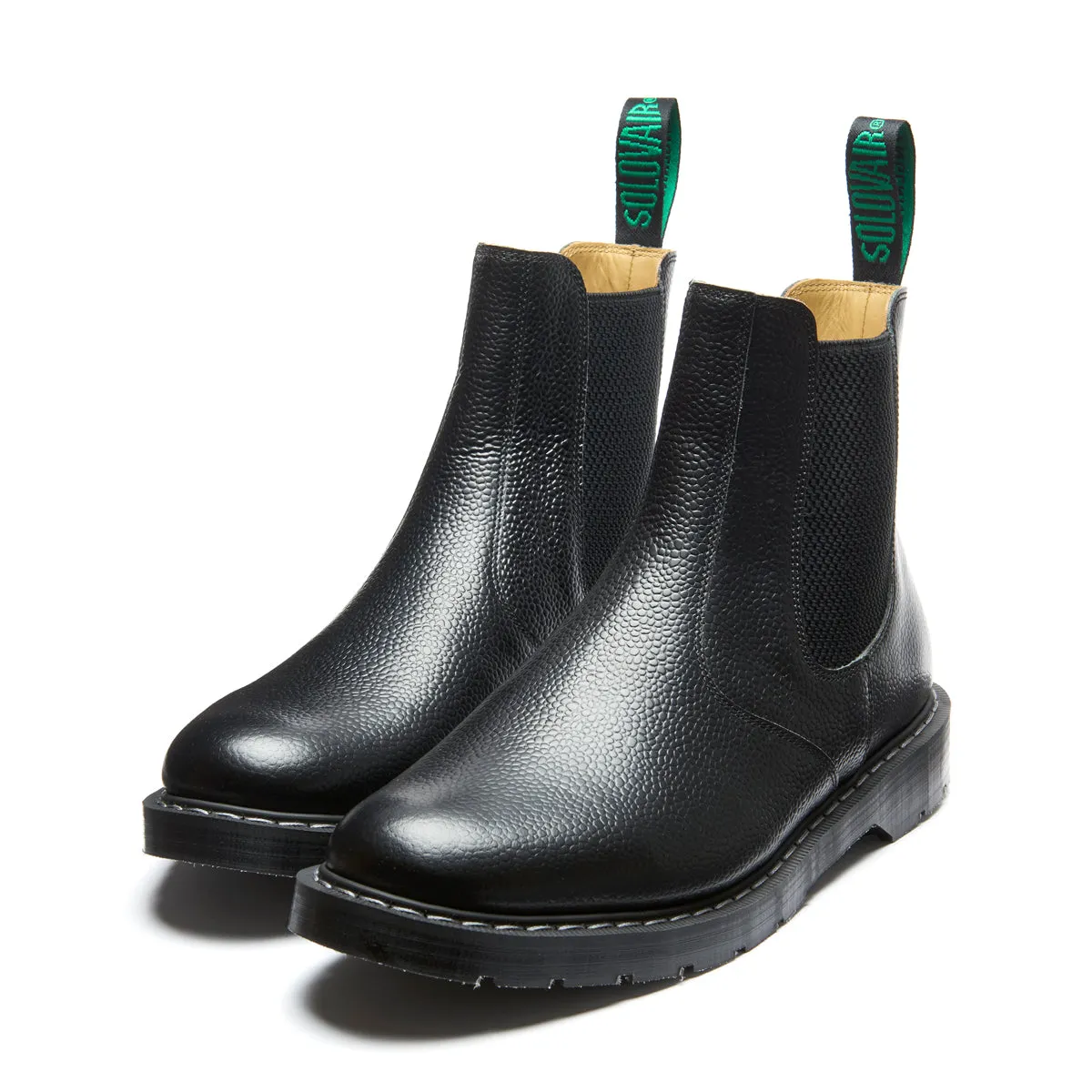 Black Hi-Shine Grain Dealer Boot sold by Solovair product image thumbnail 3