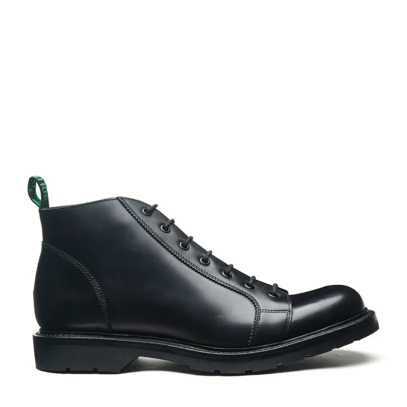 Black Calf 7 Eye Monkey Boot sold by Solovair