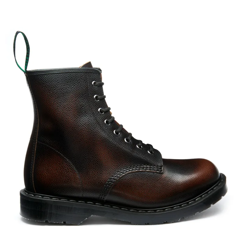 Brown Grain 8 Eye Derby Boot sold by Solovair