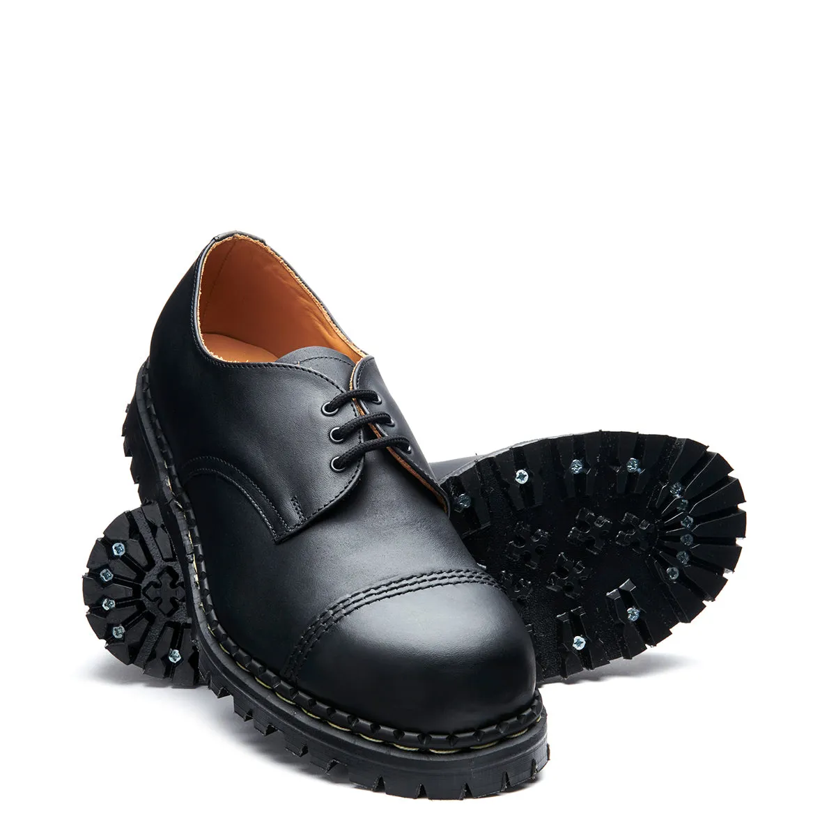Black Greasy Steel Toe Capped Gibson Shoe sold by Solovair product image thumbnail 2
