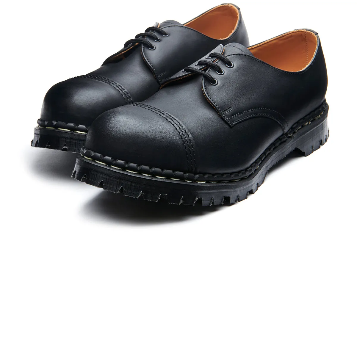 Black Greasy Steel Toe Capped Gibson Shoe sold by Solovair product image thumbnail 4