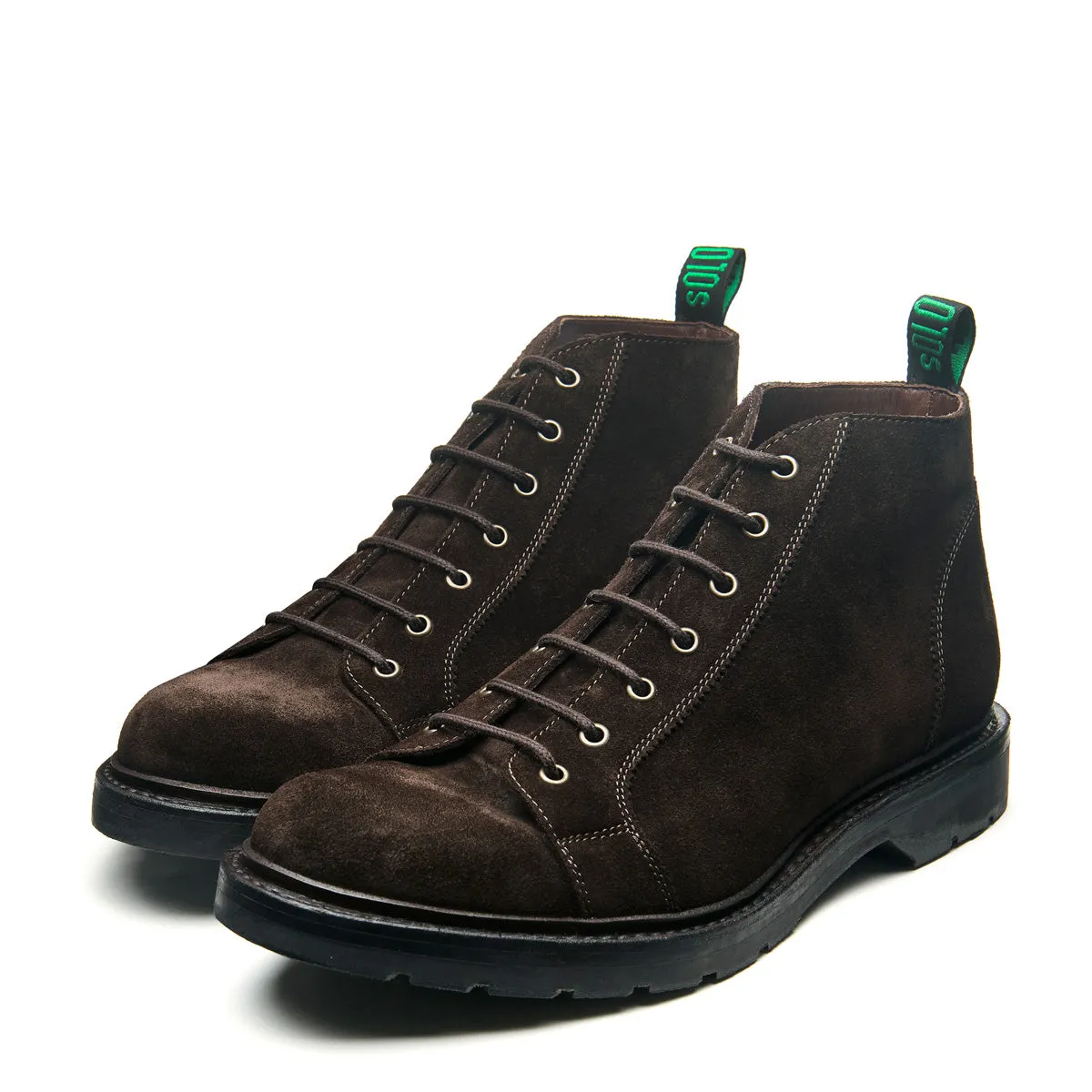 Brown Suede 7 Eye Monkey Boot sold by Solovair product image thumbnail 3