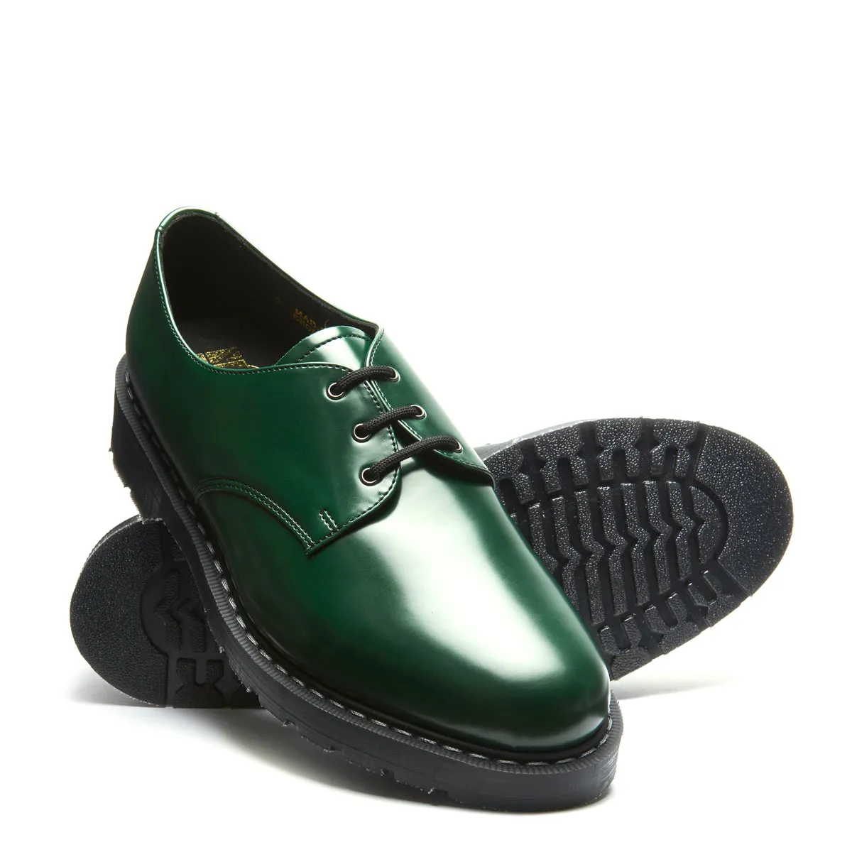 Green Vegan Hi-Shine Gibson Shoe sold by Solovair product image thumbnail 2