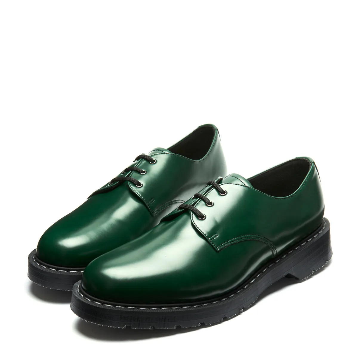 Green Vegan Hi-Shine Gibson Shoe sold by Solovair product image thumbnail 4