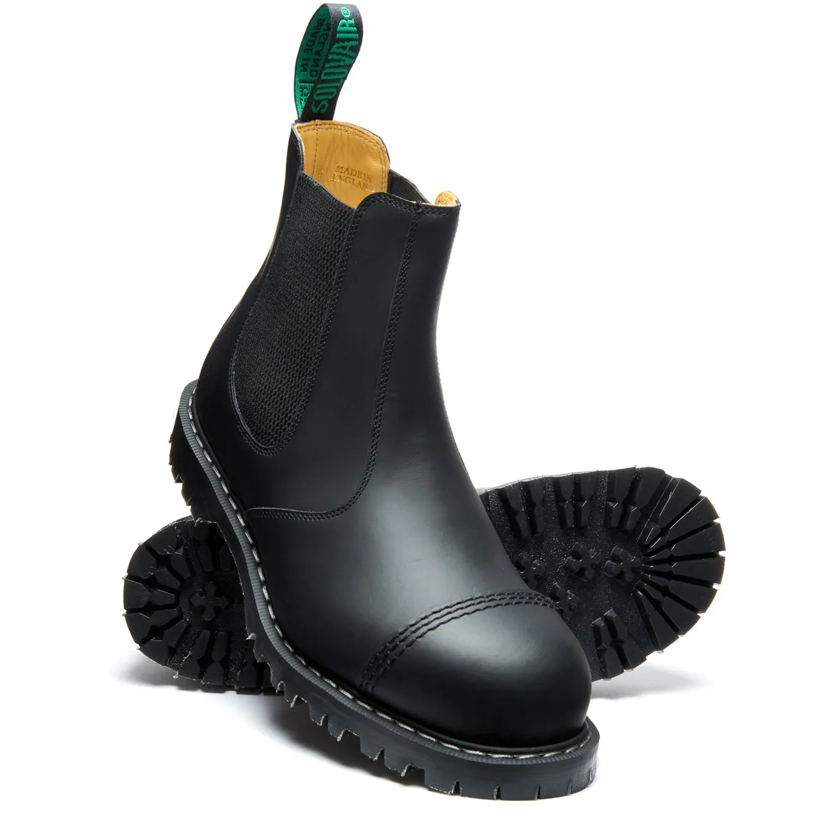 Black Greasy Steel Toe Dealer Boot sold by Solovair product image thumbnail 2