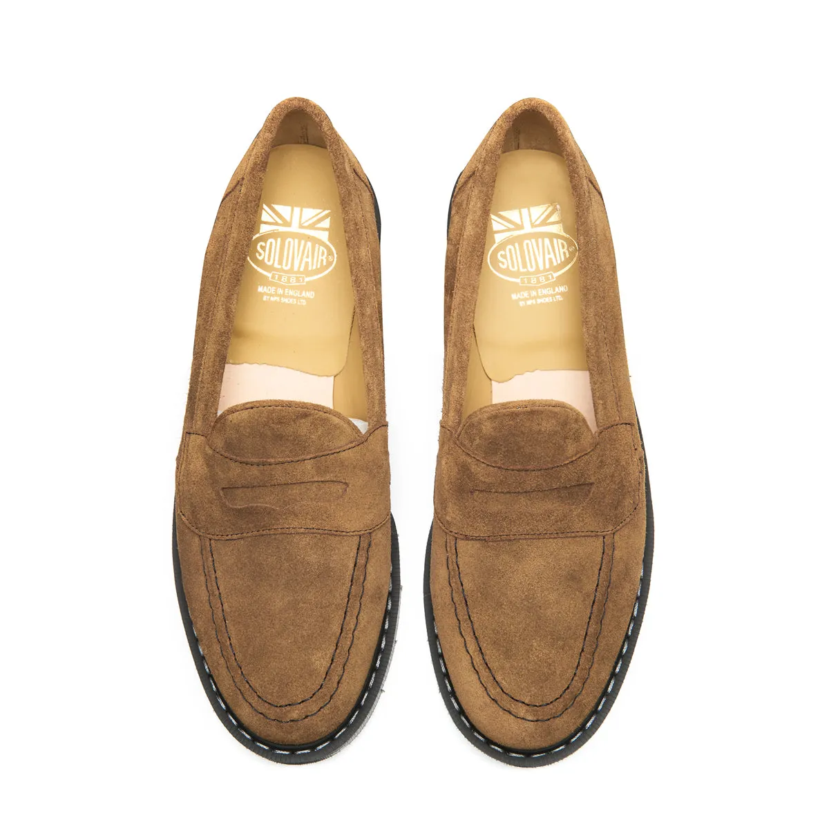 Tan Suede Penny Loafer sold by Solovair product image thumbnail 3