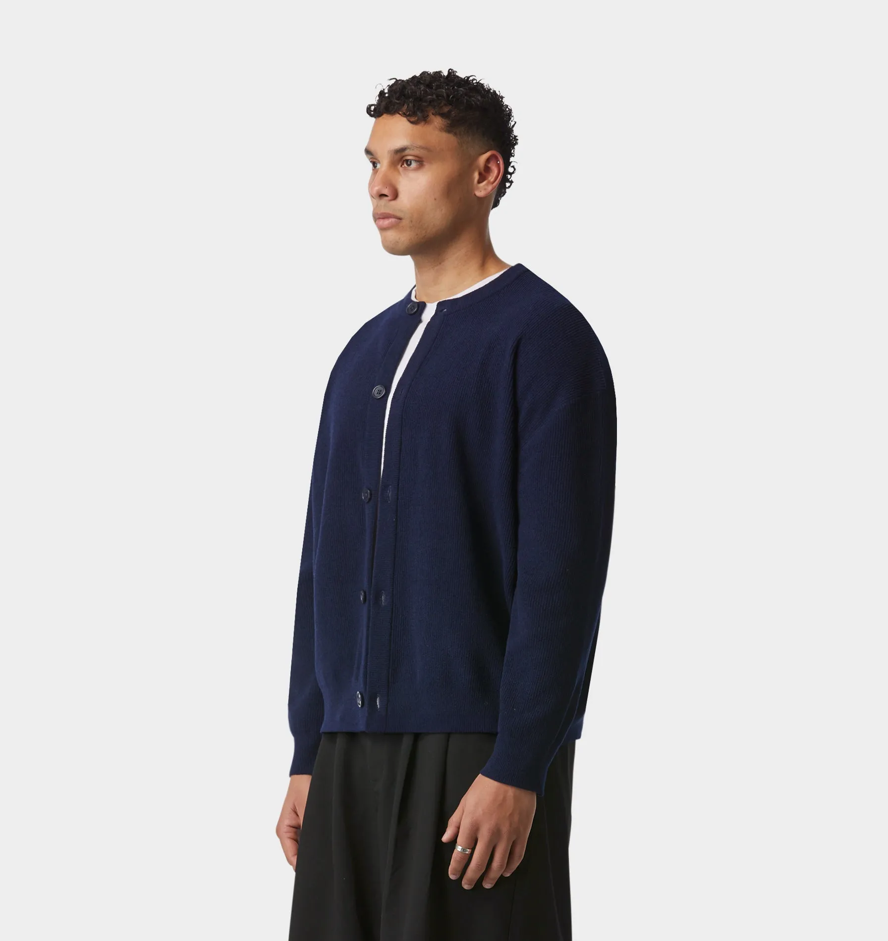 Drew Knit Cardigan - Navy sold by I Love Ugly product image thumbnail 3