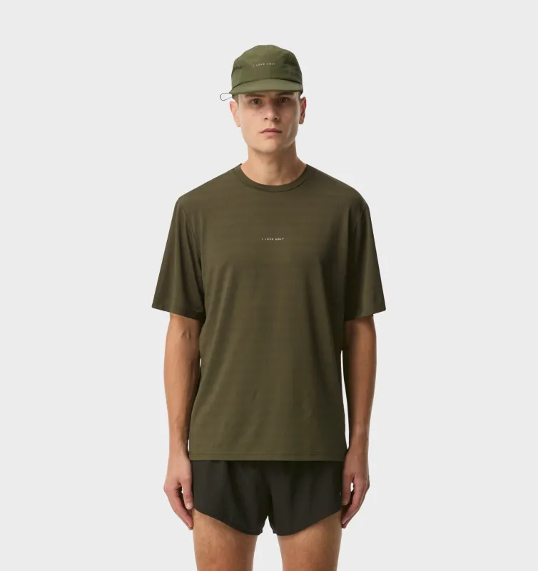 Active Classic Tee - Khaki Stripe sold by I Love Ugly