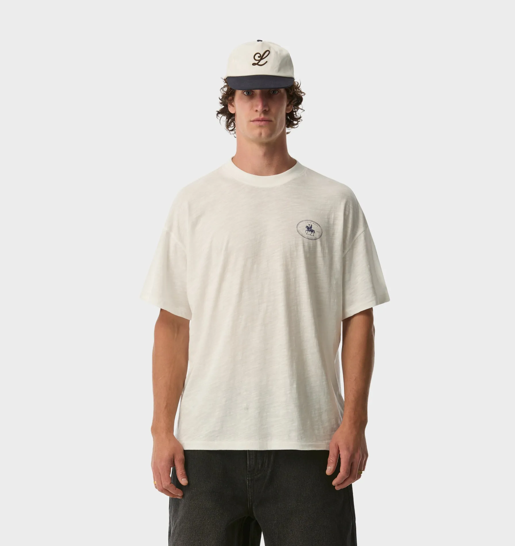 Stampede Slub Box Tee 2.0 - White sold by I Love Ugly product image thumbnail 2