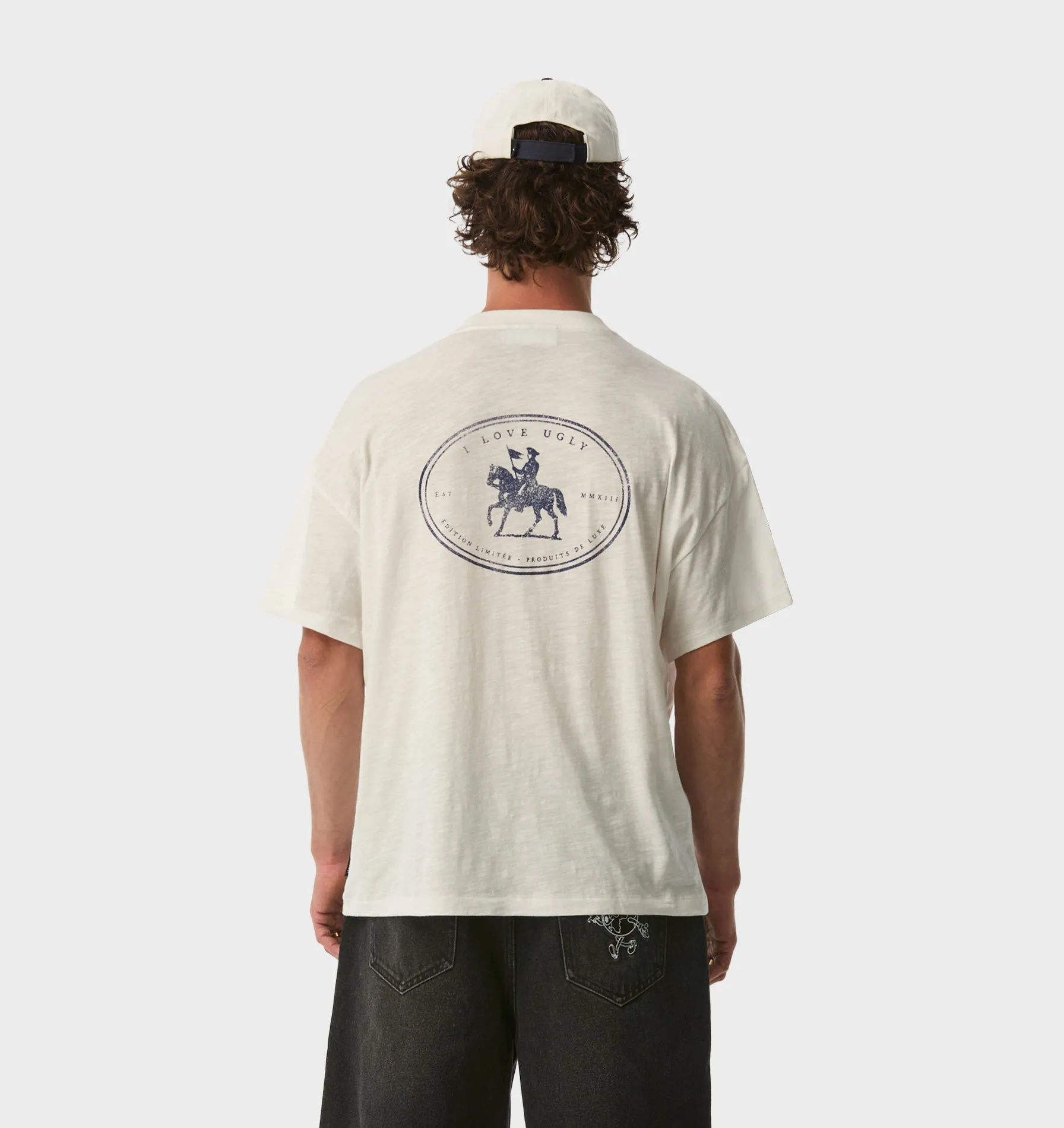 Stampede Slub Box Tee 2.0 - White sold by I Love Ugly
