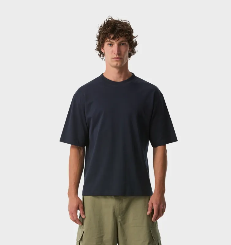 Isaac Oversized Tee - Navy sold by I Love Ugly