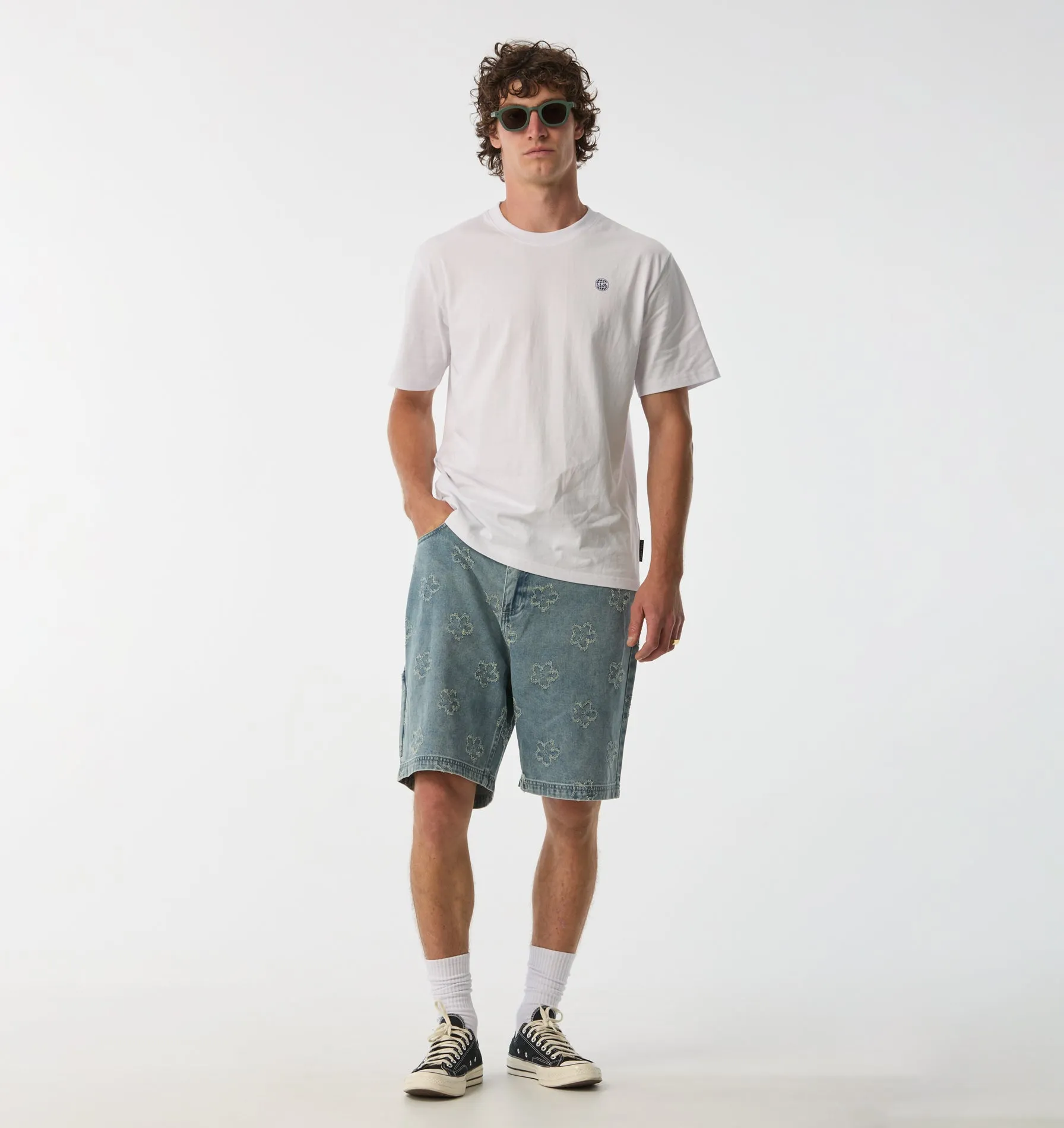 Globe Uniform Tee - White sold by I Love Ugly product image thumbnail 3