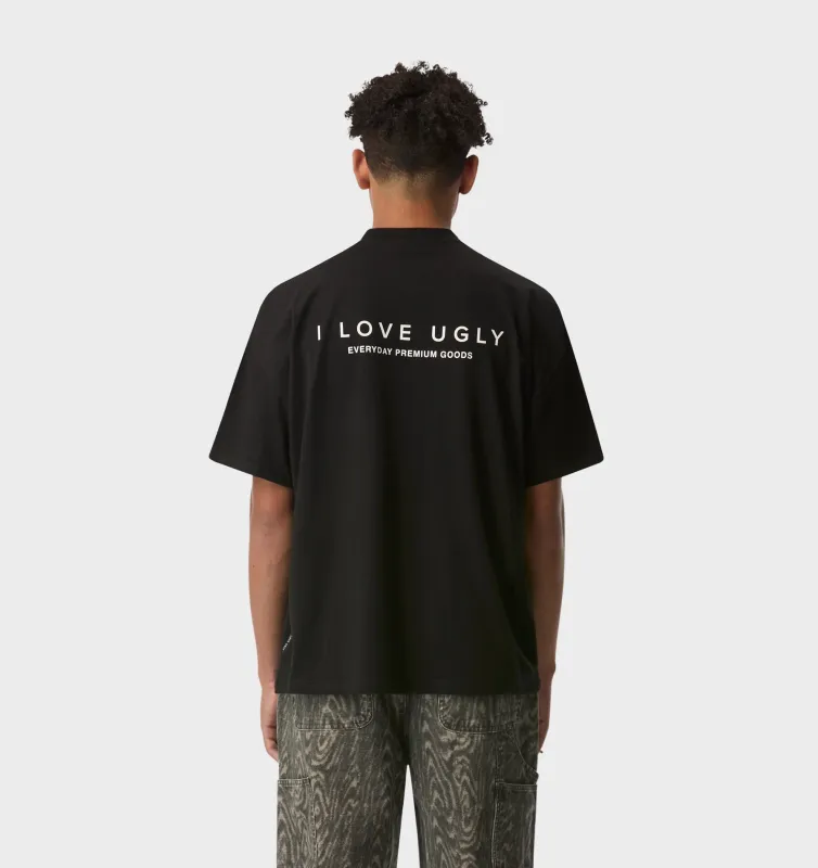 Premium Goods Box Tee 2.0 - Black sold by I Love Ugly