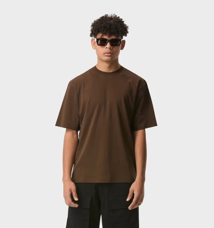 Isaac Tee - Dark Brown sold by I Love Ugly