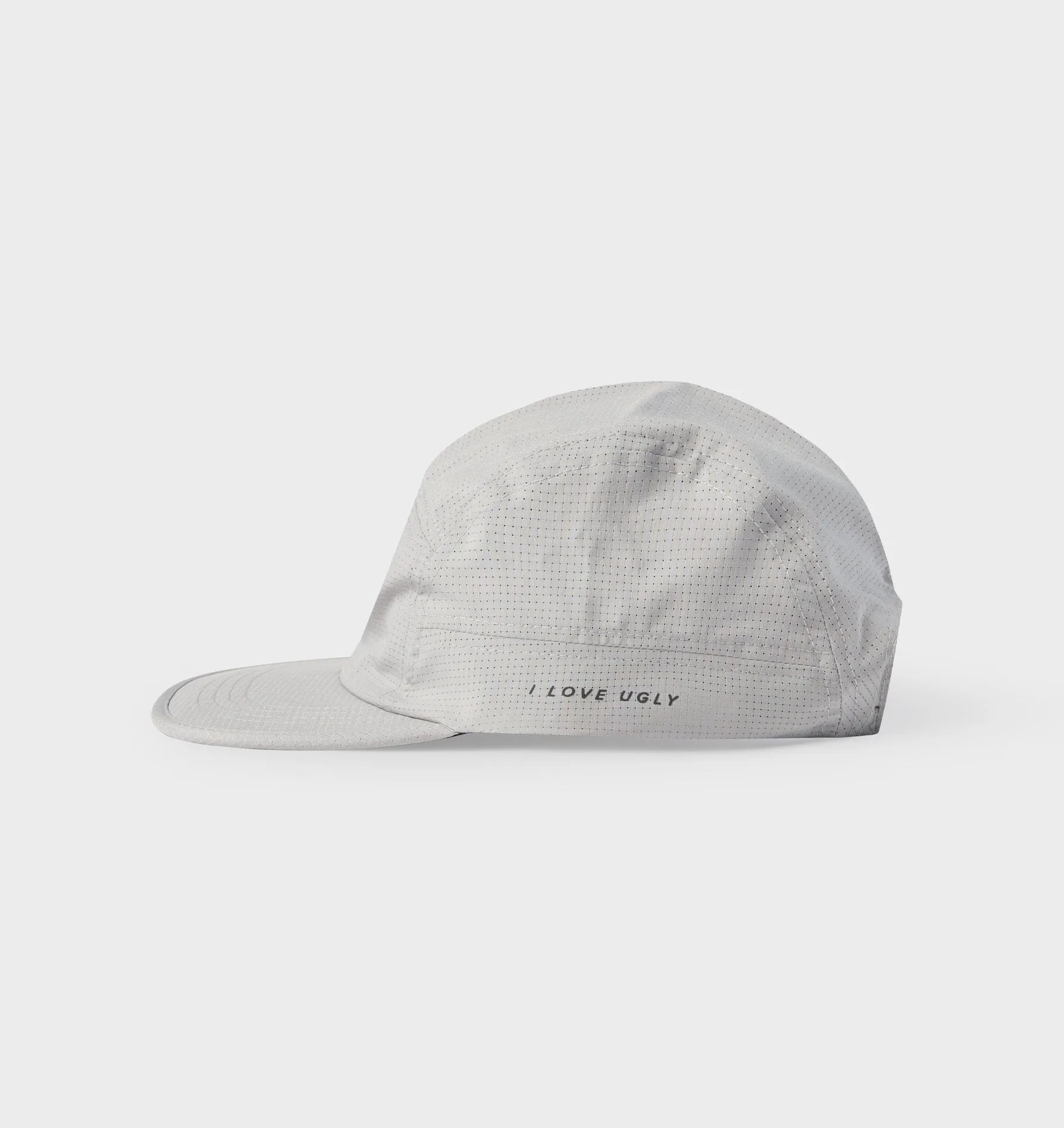 GR X ILU Active 5 Panel Cap - Light Grey sold by I Love Ugly product image thumbnail 3