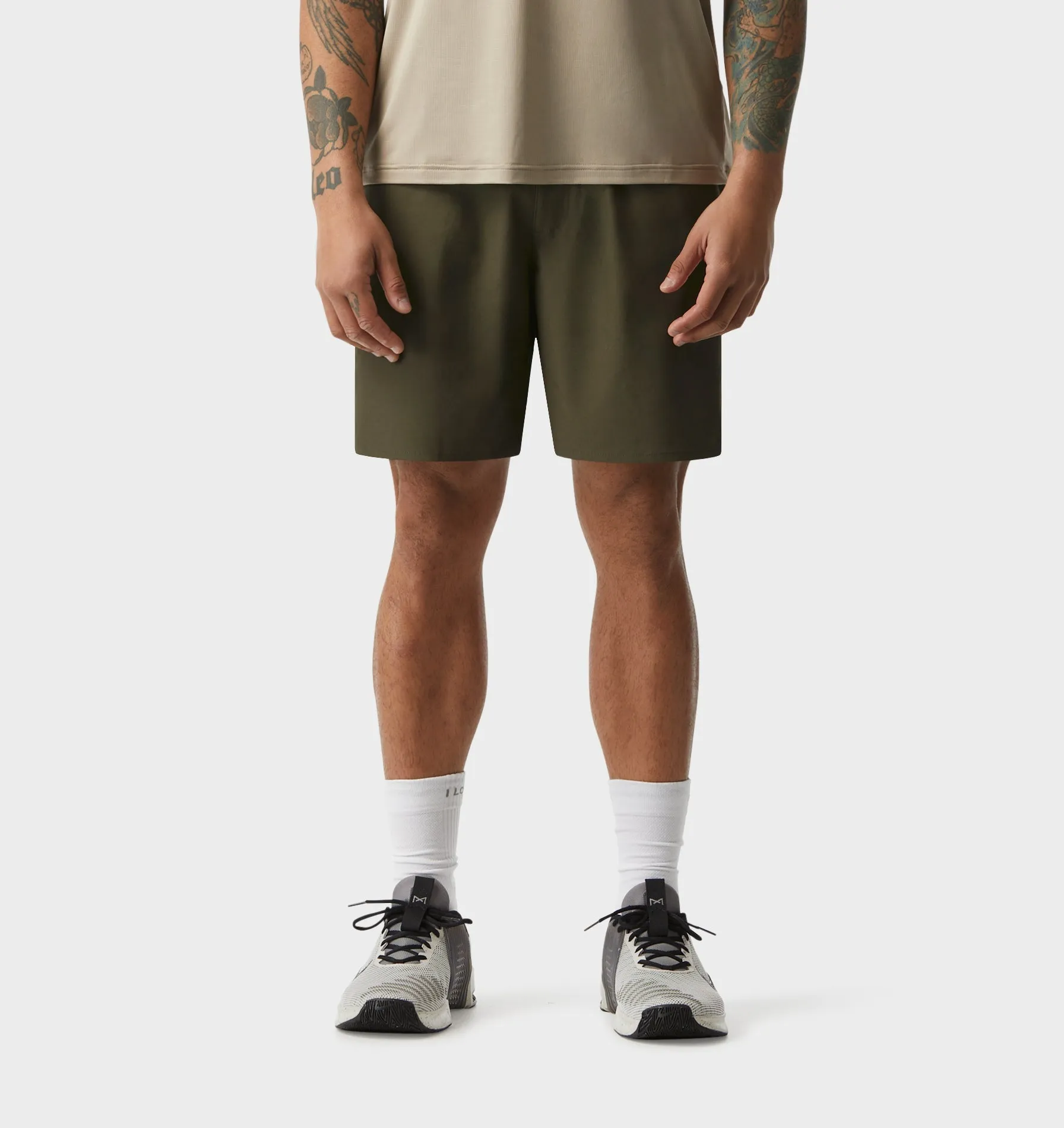 Active 7 Inch Short - Khaki sold by I Love Ugly