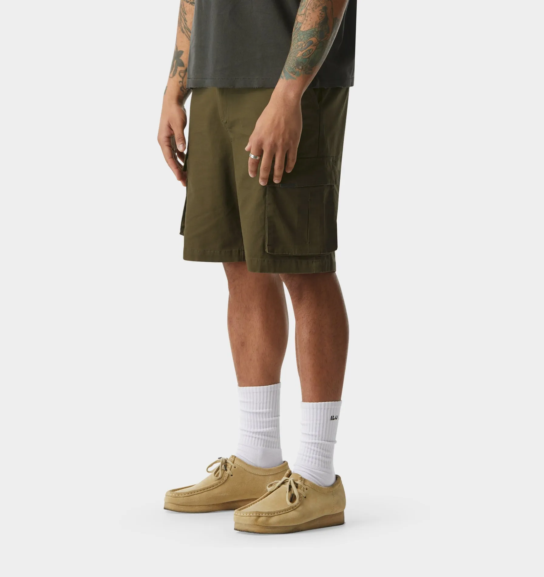 Ranger Cargo Short - Olive sold by I Love Ugly product image thumbnail 3